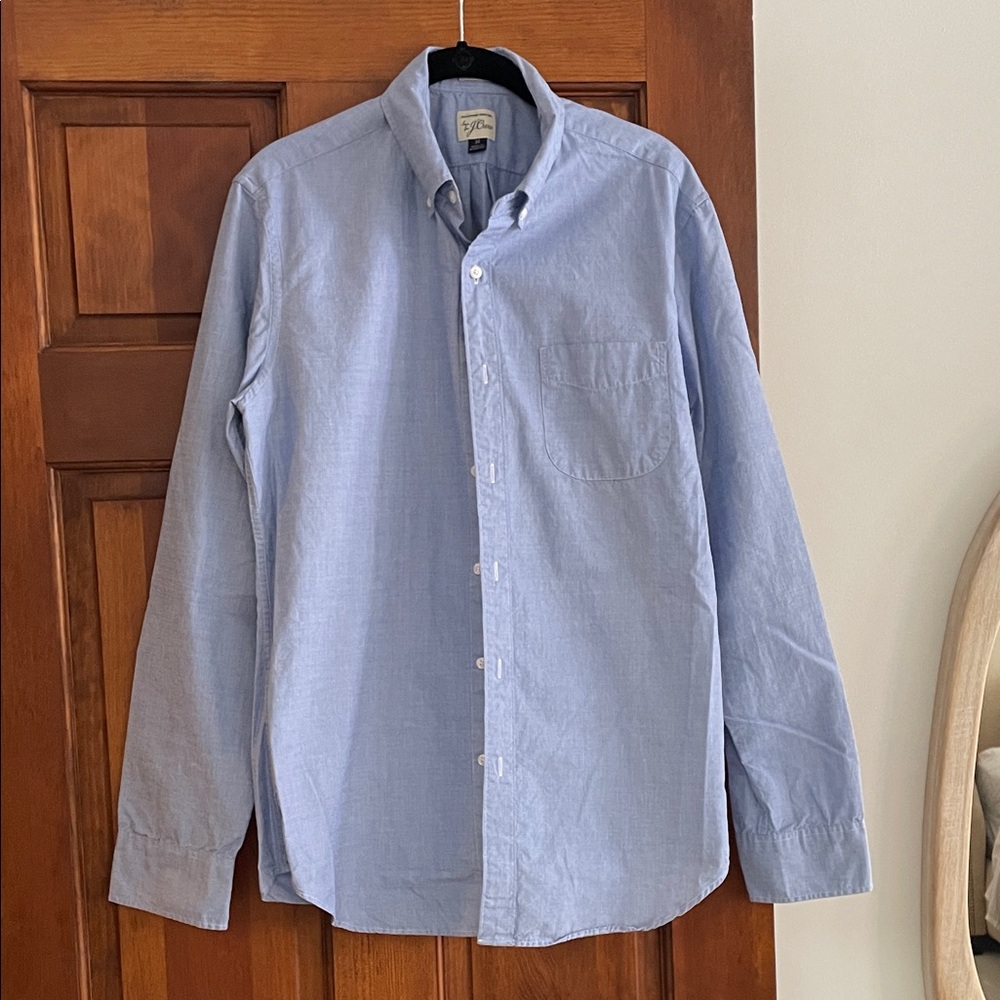 J. Crew Light Blue Casual Button-Down Shirt